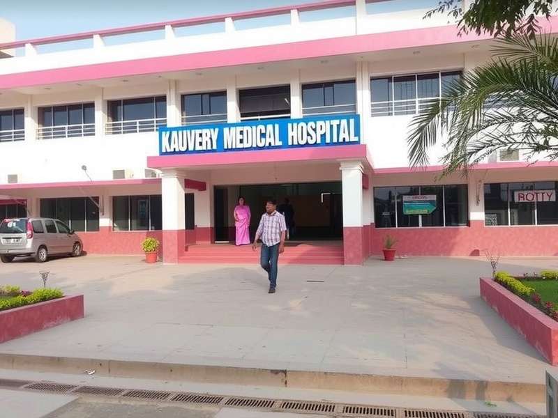 Kauvery Hospital modern building and facilities